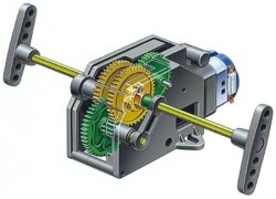 Tamiya 70110 4-Speed Crank Axle Gearbox