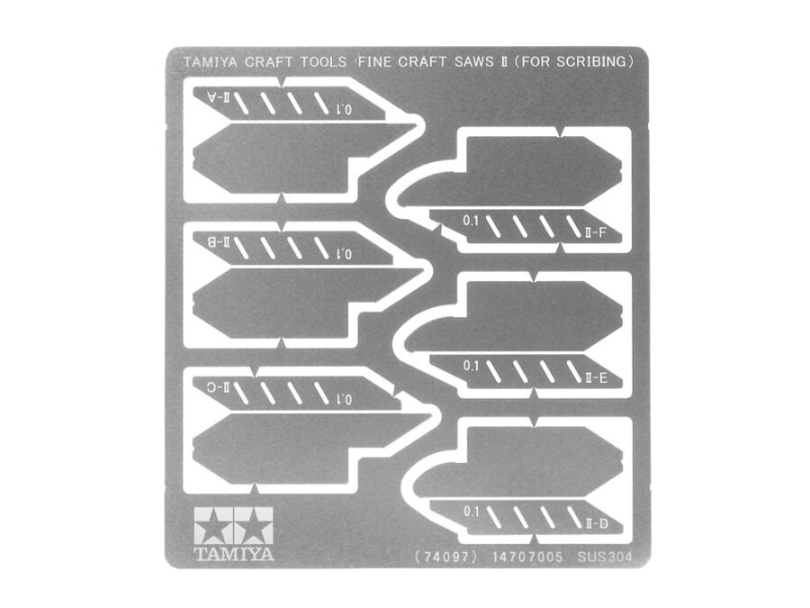 Tamiya 74097 Fine Craft Saws II (for Scribing)：圖片 1