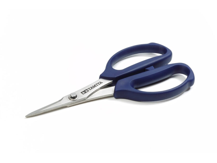Tamiya 74124 Craft Scissors (For Plastic/Soft Metal)：圖片 1