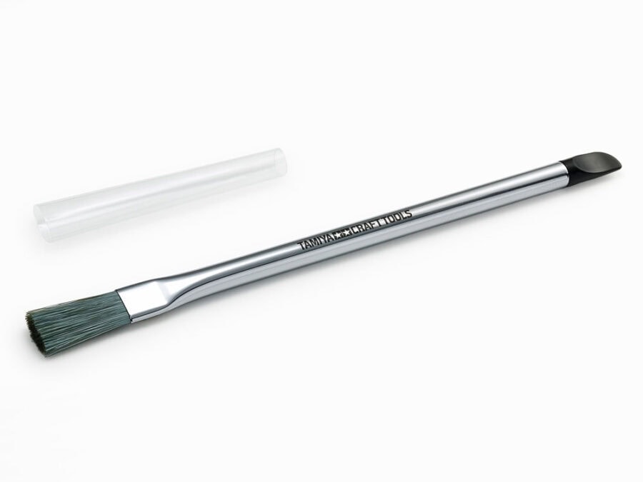 Tamiya 74163 Mini 4WD Cleaning Brush (with Sticker Applicator)：圖片 1
