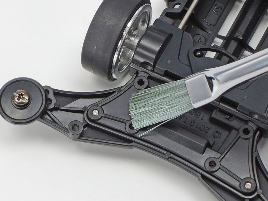 Tamiya 74163 Mini 4WD Cleaning Brush (with Sticker Applicator)：圖片 2