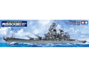 Tamiya 78029 1/350 U.S. Battleship BB-63 Missouri (Circa 1991)：圖片 2