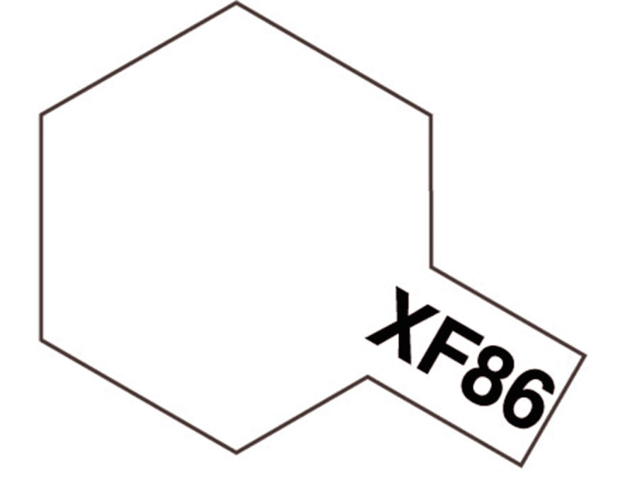 Tamiya 81786 Acrylic Paint Mini XF-86 Flat Clear：圖片 1