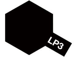 Tamiya 82103 Lacquer Paint LP-3 Flat Black
