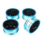 Tamiya 84252 MN Mesh Wheel Blk&Blu Rim/+2