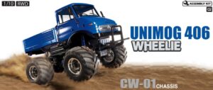 Tamiya 84320 RC Unimog 406 Wheelie Blue - CW01 Series U900:圖片 2