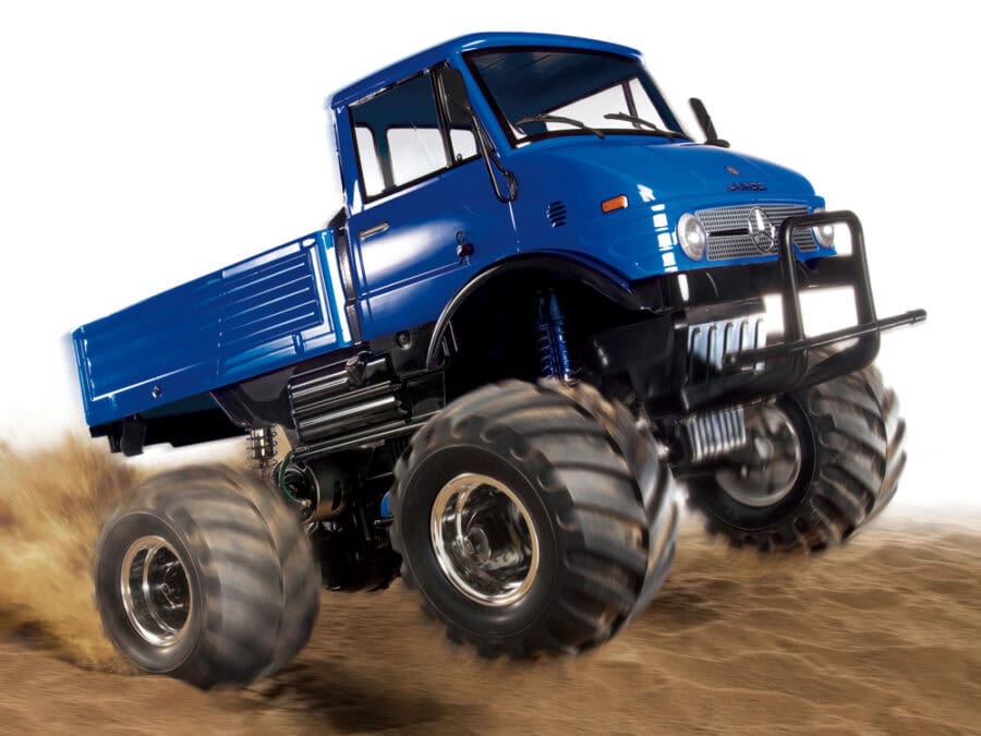 Tamiya 84320 RC Unimog 406 Wheelie Blue - CW01 Series U900：圖片 1