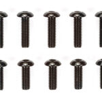 Tamiya 84396 RC Aluminum Hex Sunk Screw 3x8mm/3x10mm (Black)