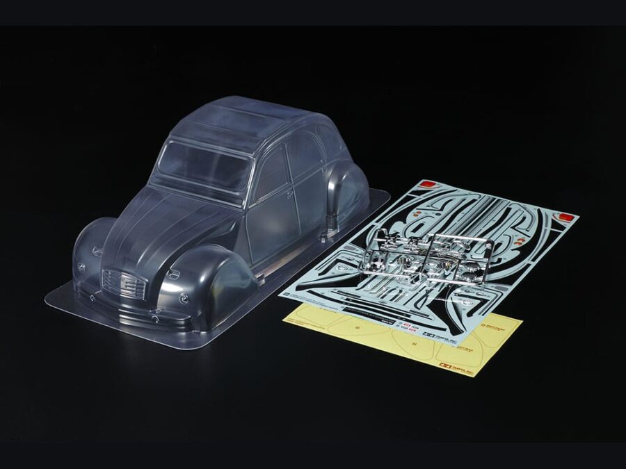 Tamiya 84438 1/10 RC Citroen 2CV Charleston Lightweight Body Parts Set：圖片 1