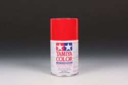 Tamiya  86002  Polycarbonate Color Spray PS-2 Red：圖片 2
