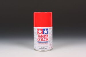 Tamiya 86034 Polycarbonate Color Spray PS-34 Bright Red：圖片 2