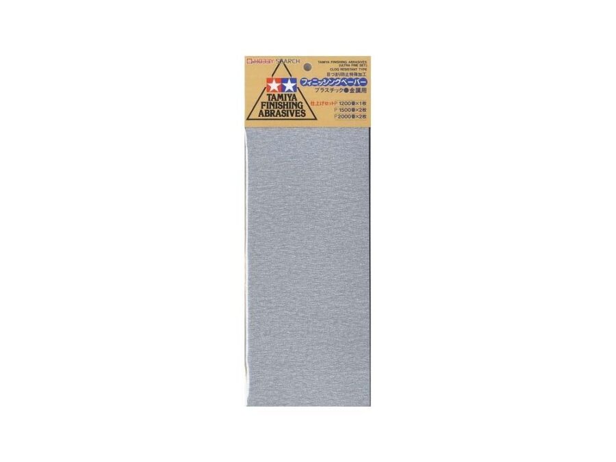 Tamiya 87024 Finishing Abrasives (Super Fine) (1200/1500/2000)：圖片 3
