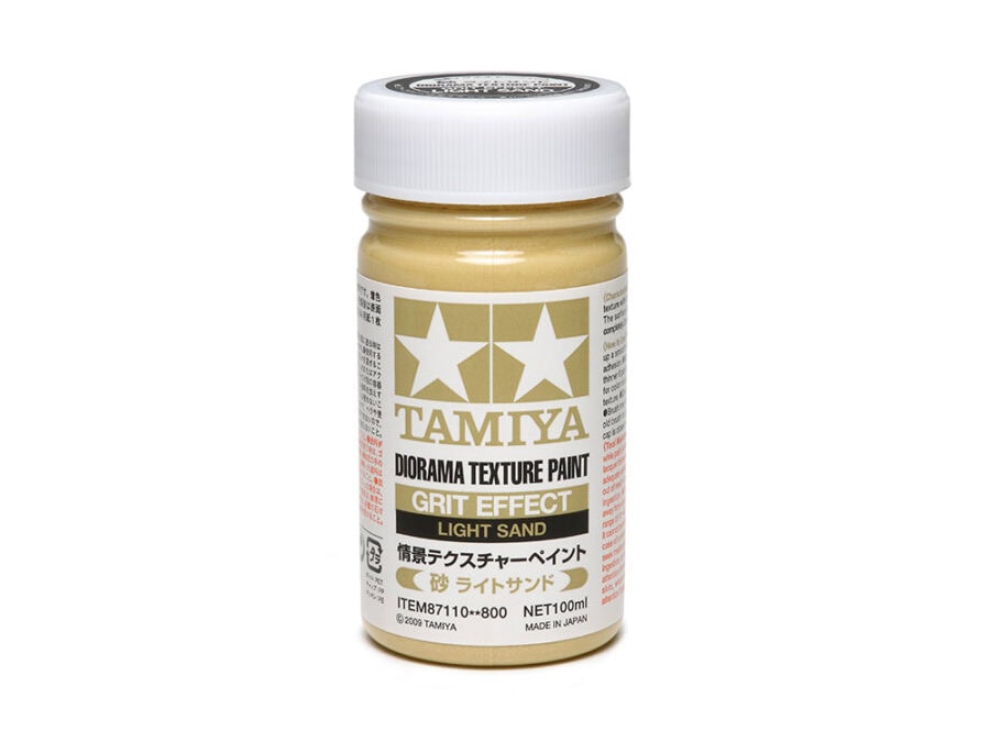 Tamiya 87110 Diorama Texture Paint (Grit Effect, Light Sand) (100ml)：圖片 1