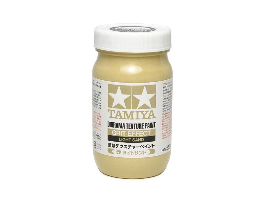 Tamiya 87122 Diorama Texture Paint (Grit Effect, Light Sand) (250ml)：圖片 1