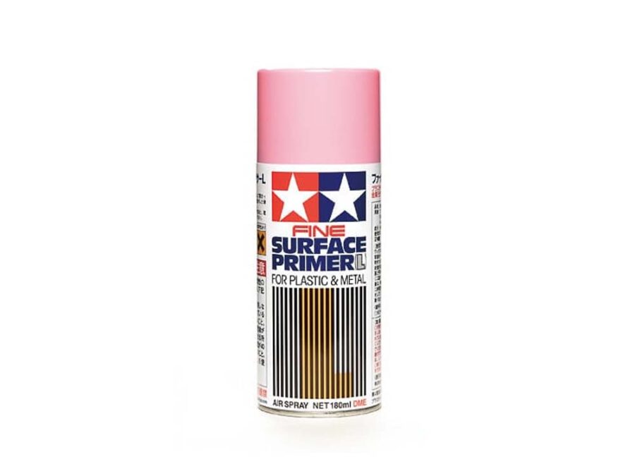 Tamiya 87146 Fine Surface Primer L for Plastic & Metal (Pink)：圖片 1