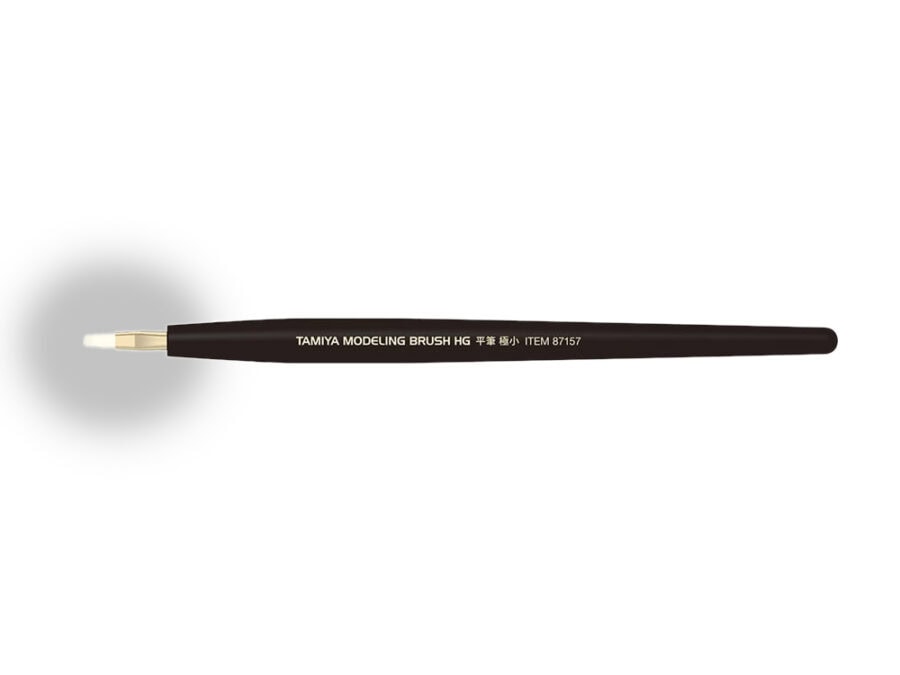 Tamiya 87157 Tamiya Modeling Brush HG Flat Brush (Extra Small)：圖片 2