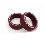 Tamiya 92401 Low Friction Low Profile Tire (Maroon, 2pcs.) GOOD LIFE 45th Anniversary