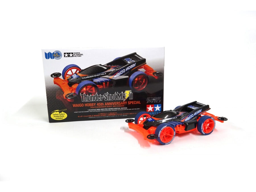 Tamiya 92429 1/32 Mini 4WD Thunder Shot Mk.II WAIGO HOBBY 45th Anniversary Special：圖片 1