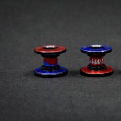 Tamiya 92431 Lightweight Double Aluminium Rollers 13-12mm Black TKC 25th Anniversary Special：圖片 2