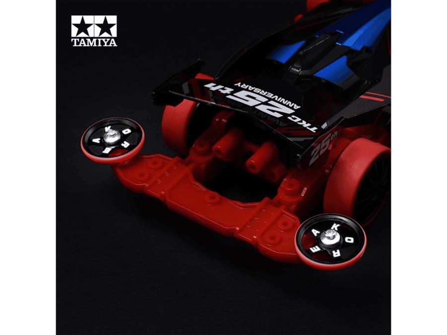 Tamiya 92434 19mm Plastic Ring Aluminium Roller (5-Spoke) TKC 25TH Anniversary Special Version：圖片 1