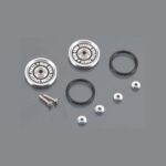 Tamiya 94731 19mm Aluminum Ball-Race Roller Set (Dish/Black)