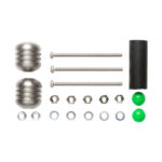 Tamiya 94842 Mini 4WD Mass Damper Set (Heavy/Silver)