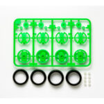 Tamiya 94958 1/32 Lg Dia. 1-Way Wheel Set-Super X/XX Chassis Fl.Green Mini 4WD