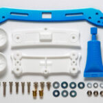 Tamiya 95056 1/32 Mini 4WD Wide Front Sliding Damper (Blue)
