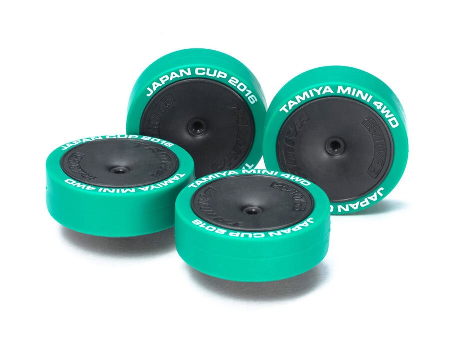 Tamiya 95094 1/32 Mini 4WD Hard Large Diameter Low Profile Tires：圖片 1