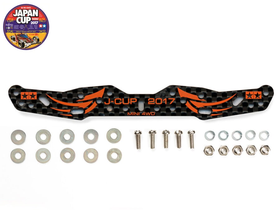 Tamiya 95104 1/32 Mini 4WD HG Carbon Multi Roller Setting Stay (1.5mm) J-Cup 2017：圖片 1