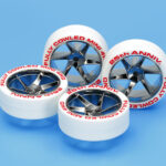 Tamiya 95115 1/32 JR WHITE TIRES/BLACK PL WHEELS Fully Cowled/25Th Anniversary