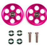 Tamiya 95213 HG Lightweight 19mm Aluminum Ball-Race Rollers (Ringless/Pink)