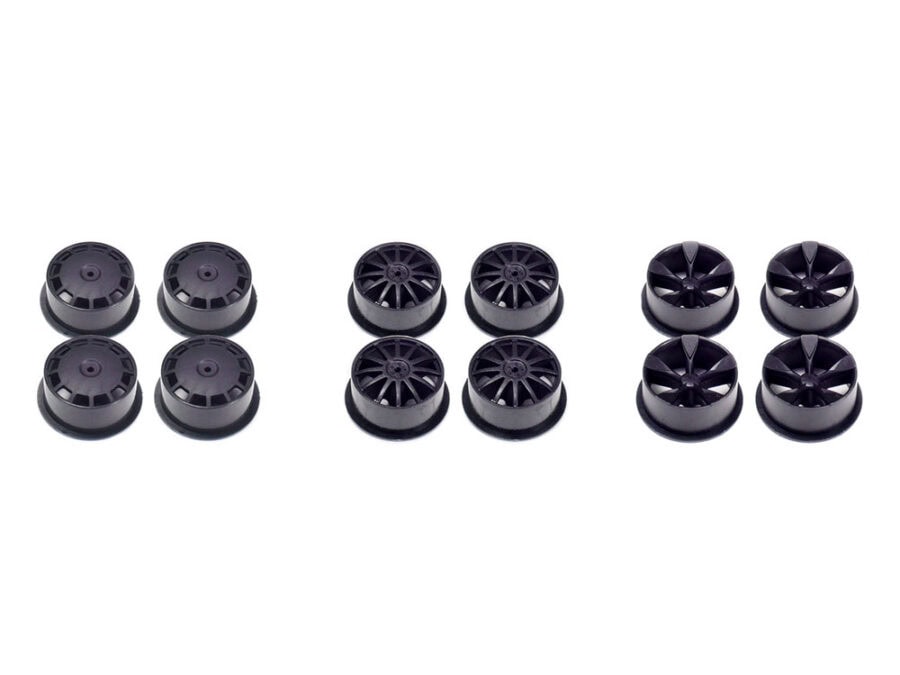 Tamiya 95245 Mini 4WD Carbon Reinforced Wheel Set (Low Profile)：圖片 1