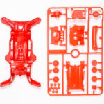 Tamiya 95250 1/32 Mini 4WD Mini 4WD Product AR Chassis (Red)