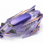 Tamiya 95373 1/32 Mini 4WD JR Body Set DCR-01 - Clear Purple