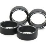 Tamiya 95374 1/32 Mini 4WD JR Super Hard Lg Dia LP Tires - Black