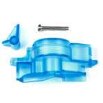 Tamiya 95375 Super-II Easy Locking Gear Cover (Clear Blue) Mini 4WD Station