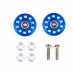 Tamiya 95382 Lightweight 13mm Aluminum Ball-Race Rollers (Ringless/Blue)