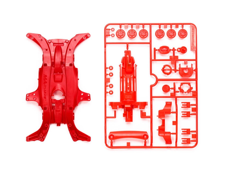 Tamiya 95384 MA Reinforced Chassis (Red)：圖片 1