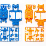 Tamiya 95386 MS Chassis Set (L.Blu/Ora)