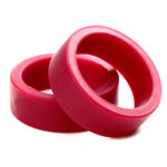 Tamiya 95389 1/32 Mini 4WD JR Low Friction Lg Dia LP Tire - Maroon / 2pcs