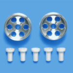 Tamiya 95395 1/32 Mini 4WD HG Aluminum Wheels for Low-Profile Tires (Super X & XX, 2pcs.)