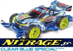 Tamiya 95398 1/32 Mini 4WD Nitrage Jr. Clear Blue Special (MA Chassis)：圖片 2