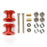 Tamiya 95423 1/32 Mini 4WD Lightweight Double Aluminum Rollers (13-12mm/Red)