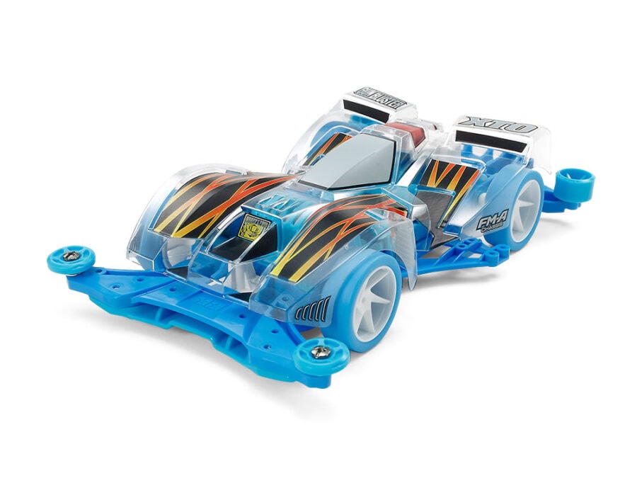 Tamiya 95439 1/32 Mini 4WD Gun Bluster XTO Light Blue Special (Polycarbonate Body) (FM-A Chassis)：圖片 1