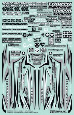 Tamiya 95489 DCR-01/02 Customizing Stickers