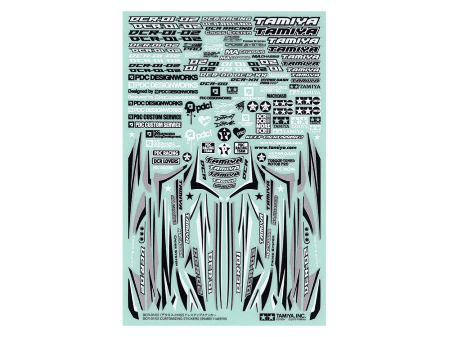 Tamiya 95489 DCR-01/02 Customizing Stickers：圖片 2