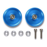 Tamiya 95561 HG 19mm Aluminum Ball-Race Rollers (Ringless/Blue)