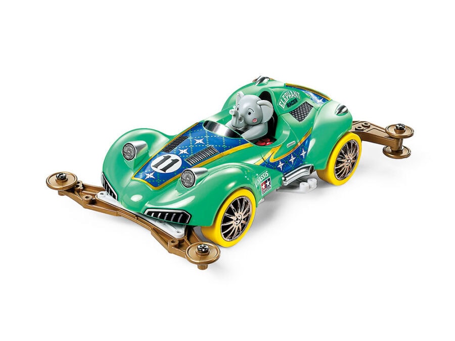 Tamiya 95569 1/32 Mini 4WD Elephant Racer (VZ Chassis)：圖片 1