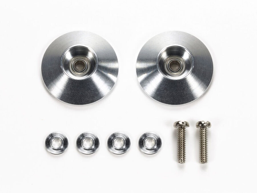 Tamiya 95597 HG 17mm Tapered Aluminum Ball-Race Rollers (Ringless)：圖片 1